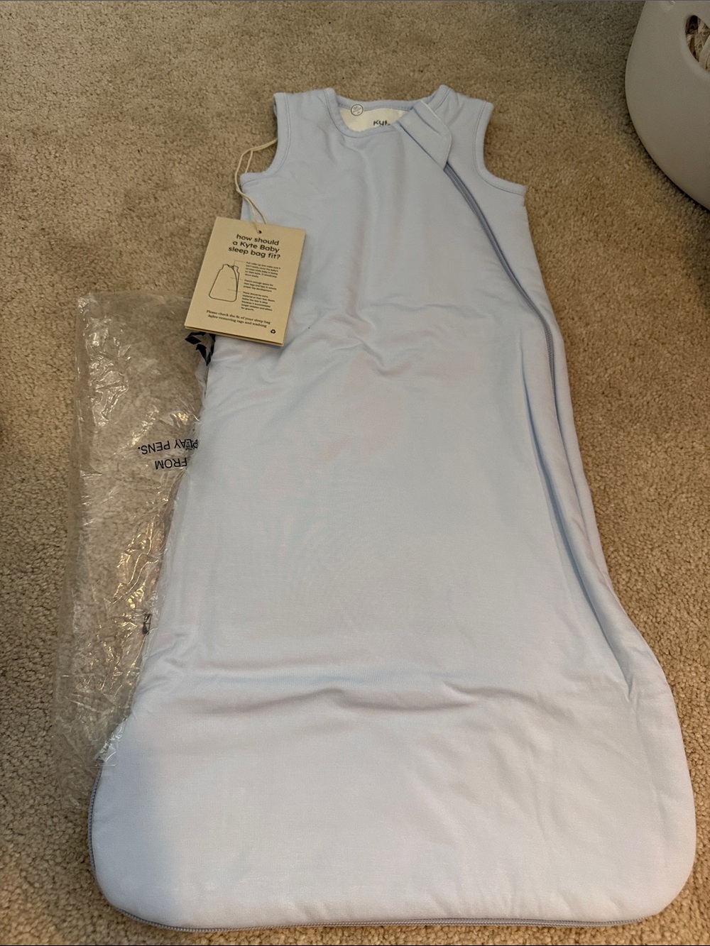 Kyte baby sleep bag XS NWT light blue